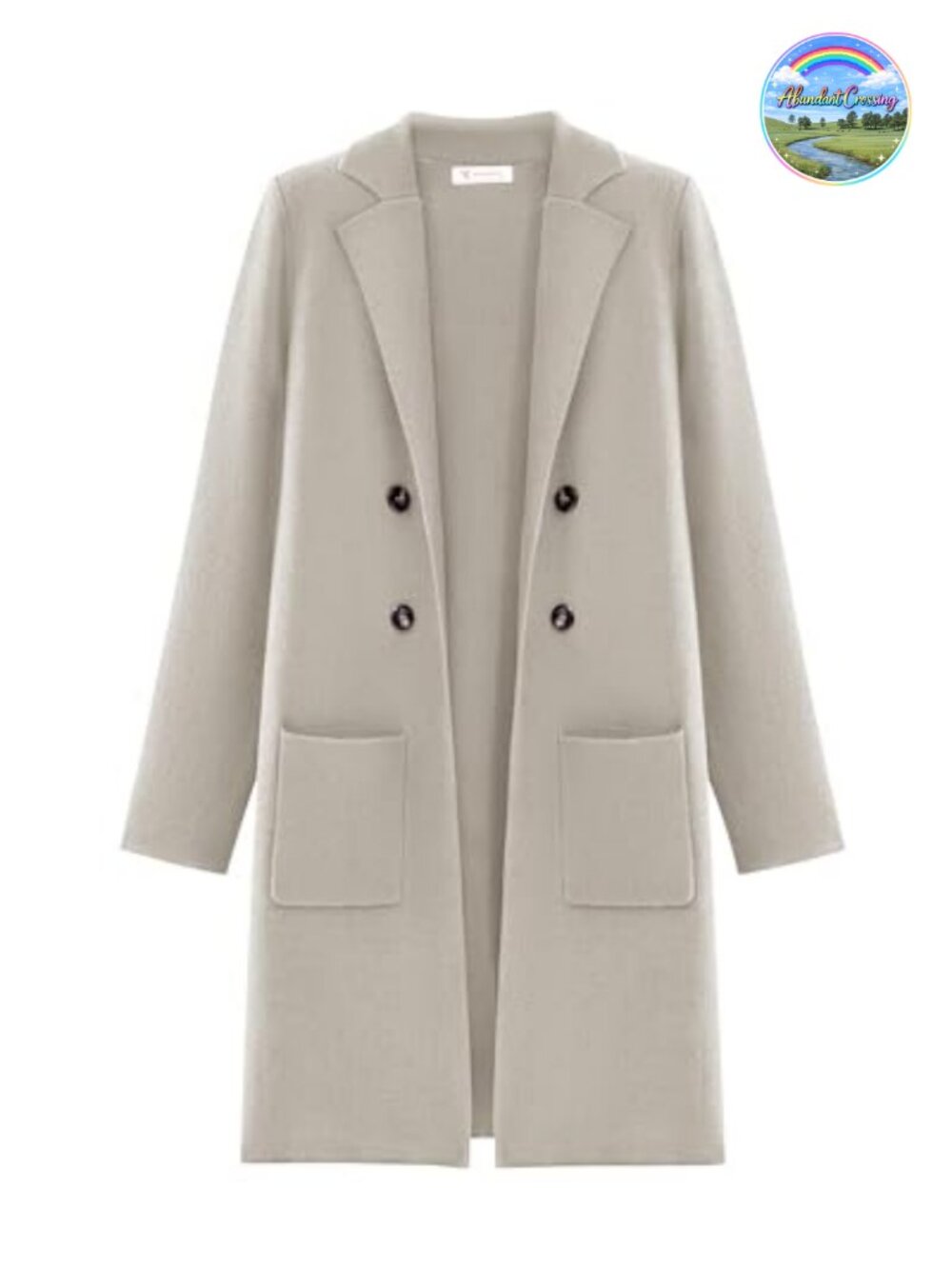 Women's Chunky Knit Cardigan Long Sleeve Open Front Notch Collar Cozy Fall